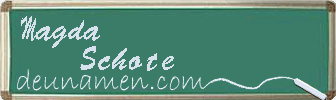 Magda Schote Visitenkarte